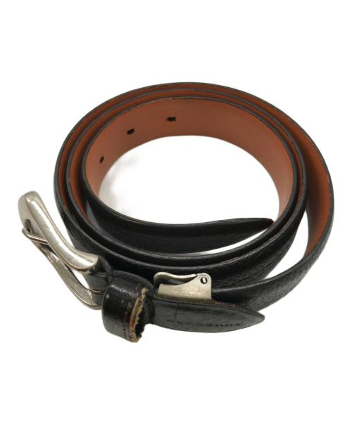 BURBERRY LONDON（バーバリーロンドン）BURBERRY LONDON (バーバリーロンドン) レザーベルト ブラックの古着・服飾アイテム