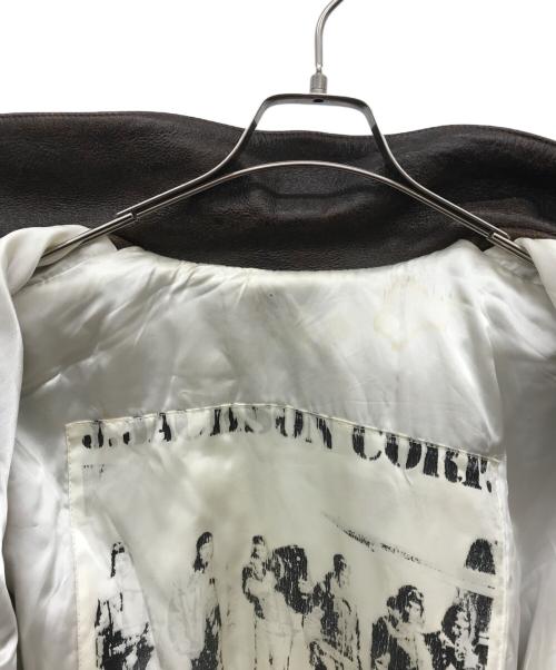 USED（ユーズド）USED (ユーズド) レザージャケット ブラウン サイズ:不明の古着・服飾アイテム