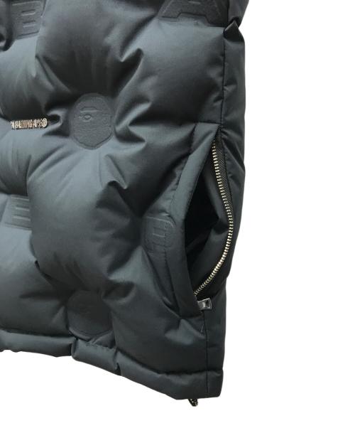 A BATHING APE（ア ベイシング エイプ）A BATHING APE (アベイシングエイプ) ダウンベスト ブラック サイズ:Lの古着・服飾アイテム