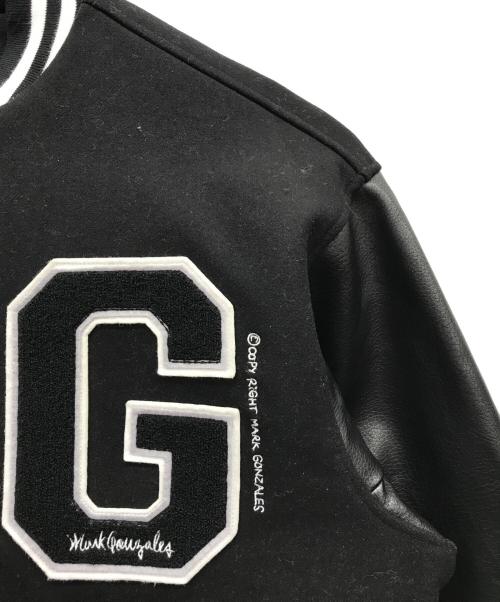 MARK GONZALES（マーク・ゴンザレス）MARK GONZALES (マーク・ゴンザレス) スタジャン ブラック サイズ:XXLの古着・服飾アイテム