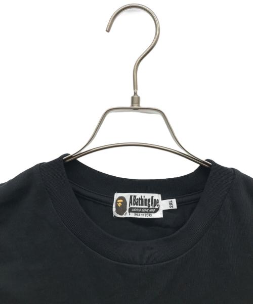 A BATHING APE（ア ベイシング エイプ）A BATHING APE (アベイシングエイプ) 半袖カットソー ブラック サイズ:2XLの古着・服飾アイテム