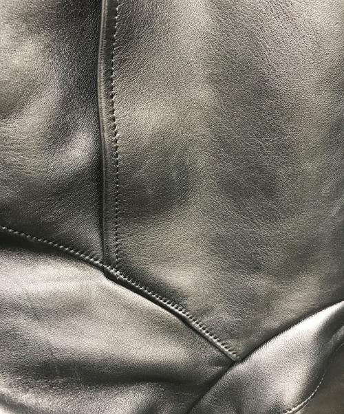 beautiful people（ビューティフルピープル）beautiful people (ビューティフルピープル) double-end vintage leather ridersjacket ブラック サイズ:40の古着・服飾アイテム