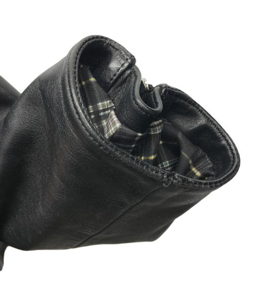 beautiful people（ビューティフルピープル）beautiful people (ビューティフルピープル) double-end vintage leather ridersjacket ブラック サイズ:40の古着・服飾アイテム