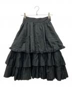 BLACK PEACE NOWブラックピースナウ）の古着「フリルスカート」｜ブラック