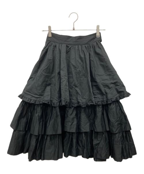 BLACK PEACE NOW（ブラックピースナウ）BLACK PEACE NOW (ブラックピースナウ) フリルスカート ブラック サイズ:Mの古着・服飾アイテム