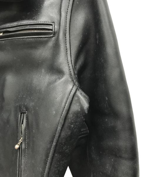 HARLEY-DAVIDSON（ハーレーダビッドソン）HARLEY-DAVIDSON (ハーレーダビッドソン) カウレザージャケット ブラック サイズ:XSの古着・服飾アイテム