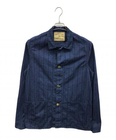 中古・古着通販】WAREHOUSE (ウエアハウス) カバーオール ネイビー