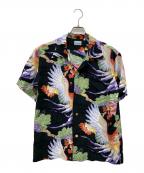 Sun Surfサンサーフ）の古着「LONG TAILED FOWL」｜ブラック