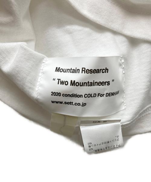 Denham（デンハム）Denham (デンハム) MOUNTAIN RESEARCH (マウンテンリサーチ) 半袖カットソー ホワイト サイズ:XLの古着・服飾アイテム