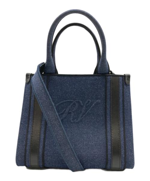 Roger Vivier（ロジェ ヴィヴィエ）Roger Vivier (ロジェ ヴィヴィエ) 2WAYバッグ インディゴの古着・服飾アイテム