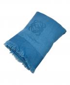 LOEWEロエベ）の古着「アナグラムシルク混ストール」｜スカイブルー