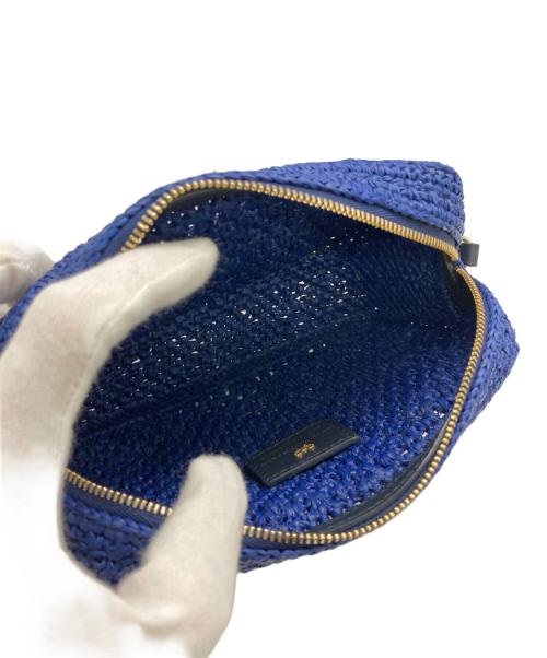 ANYA HINDMARCH（アニヤ・ハインドマーチ）ANYA HINDMARCH (アニヤハインドマーチ) アイズ クロスボディーバック ブルーの古着・服飾アイテム