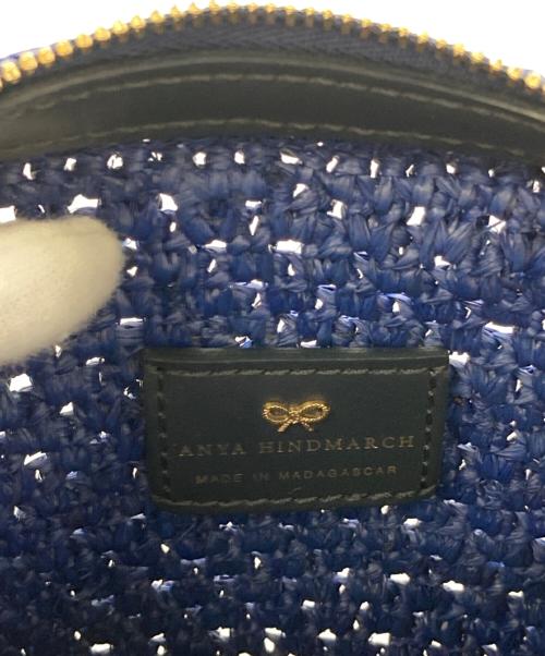 ANYA HINDMARCH（アニヤ・ハインドマーチ）ANYA HINDMARCH (アニヤハインドマーチ) アイズ クロスボディーバック ブルーの古着・服飾アイテム