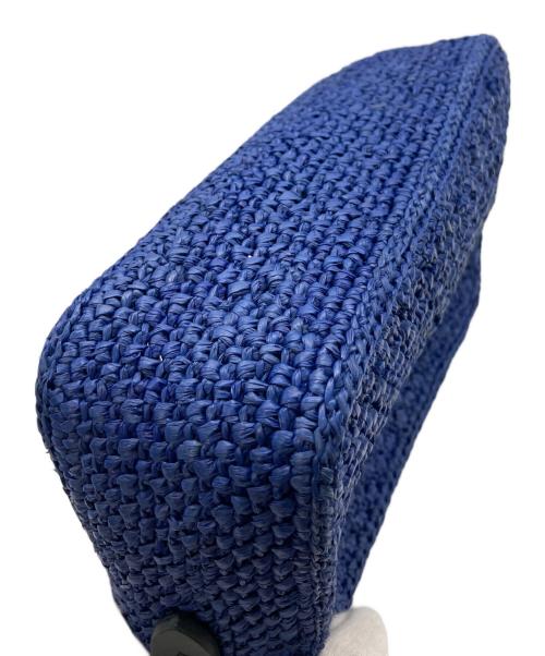 ANYA HINDMARCH（アニヤ・ハインドマーチ）ANYA HINDMARCH (アニヤハインドマーチ) アイズ クロスボディーバック ブルーの古着・服飾アイテム