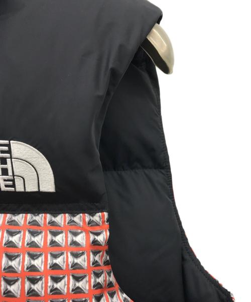 THE NORTH FACE（ザ ノース フェイス）THE NORTH FACE (ザ ノース フェイス) SUPREME (シュプリーム) Studded Nuptse Vest ブラック サイズ:Sの古着・服飾アイテム