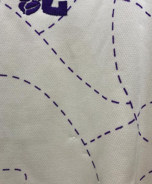 Needles（ニードルズ）Needles (ニードルズ) DC SHOES (ディーシーシューズ) Track Hoody アイボリー×パープル サイズ:Mの古着・服飾アイテム