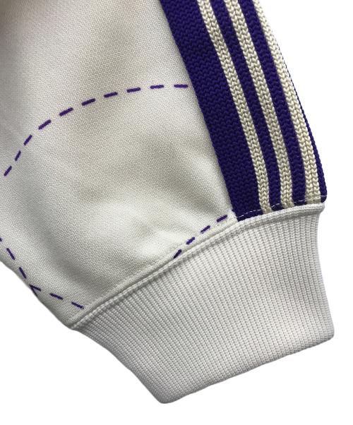 Needles（ニードルズ）Needles (ニードルズ) DC SHOES (ディーシーシューズ) Track Hoody アイボリー×パープル サイズ:Mの古着・服飾アイテム