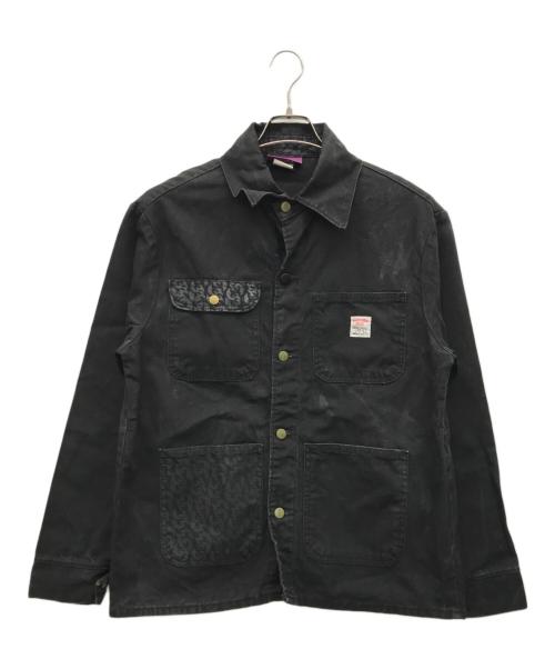 HOUSE33（ハウスサーティ―スリー）HOUSE33 (ハウスサーティ―スリー) POINTER BRAND (ポインターブランド) カバーオール ブラック サイズ:Mの古着・服飾アイテム