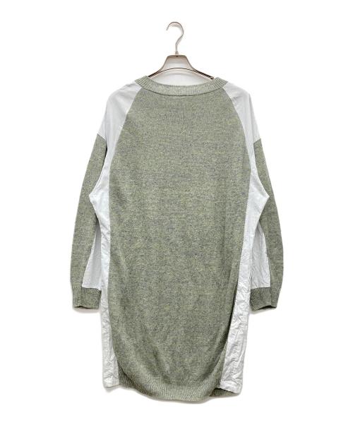 Y's（ワイズ）Y's (ワイズ) リネン切替ワンピース オリーブ サイズ:2の古着・服飾アイテム