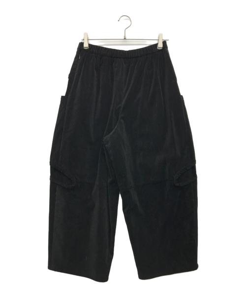 慈雨（ジウ）慈雨 (ジウ) コーデュロイパンツ ブラック サイズ:40の古着・服飾アイテム