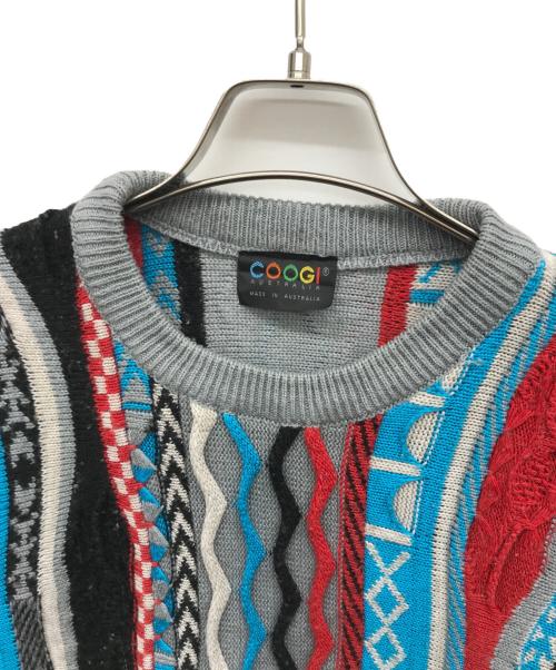 Coogi（クージー）COOGI (クージー) 3Dニット マルチカラー サイズ:不明の古着・服飾アイテム