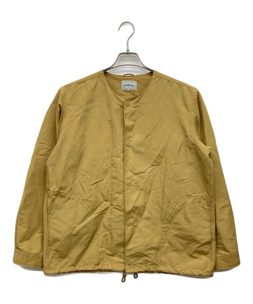 SPELL BOUND（スペルバウンド）SPELL BOUND (スペルバウンド) ノーカラーシャツ オレンジ サイズ:2の古着・服飾アイテム