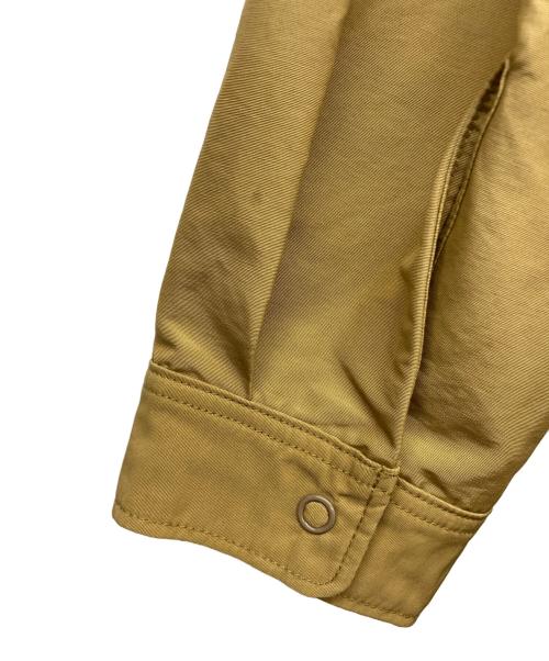 SPELL BOUND（スペルバウンド）SPELL BOUND (スペルバウンド) ノーカラーシャツ オレンジ サイズ:2の古着・服飾アイテム