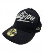 New Era×BAPE BY A BATHING APEニューエラ×ベイプバイアベイシングエイプ）の古着「Bapeキャップ」｜ブラック