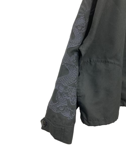 X-GIRL（エックスガール）X-girl (エックスガール) チャイナパーカー ブラック サイズ:XSの古着・服飾アイテム