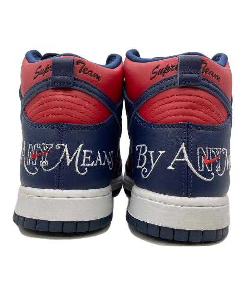 NIKE SB（ナイキエスビー）NIKE SB (ナイキエスビー) SB DUNK HIGH OG QS ネイビー×レッド サイズ:US10の古着・服飾アイテム