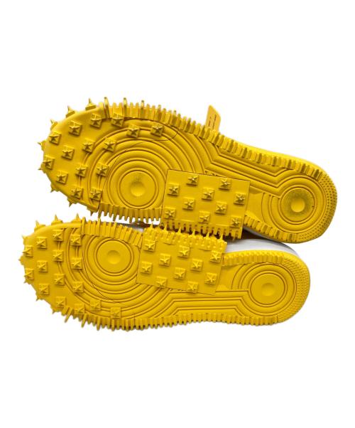 NIKE（ナイキ）NIKE (ナイキ) OFFWHITE (オフホワイト) AIR FORCE 1 MID SP LTHR イエロー×ホワイト サイズ:US10の古着・服飾アイテム