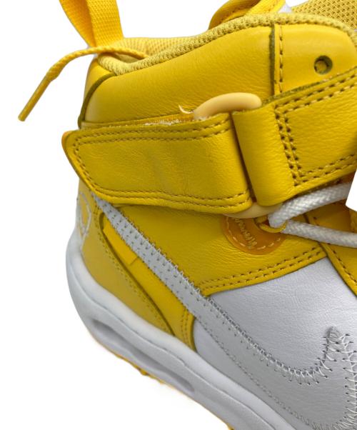 NIKE（ナイキ）NIKE (ナイキ) OFFWHITE (オフホワイト) AIR FORCE 1 MID SP LTHR イエロー×ホワイト サイズ:US10の古着・服飾アイテム