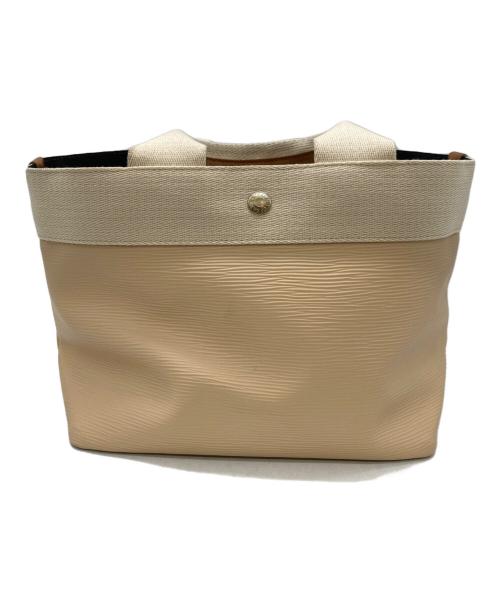 Breath TOPKAPI（ブレストプカピ）Breath TOPKAPI (ブレストプカピ) ハンドバッグ ベージュの古着・服飾アイテム