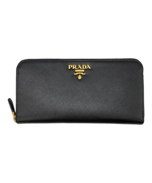 PRADA（プラダ）PRADA (プラダ) 長財布 ブラックの古着・服飾アイテム
