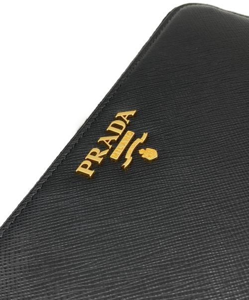 PRADA（プラダ）PRADA (プラダ) 長財布 ブラックの古着・服飾アイテム