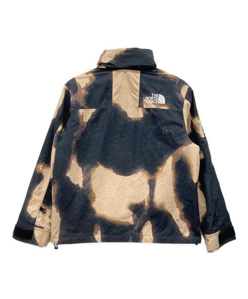 THE NORTH FACE（ザ ノース フェイス）THE NORTH FACE (ザ ノース フェイス) SUPREME (シュプリーム) Bleached Denim Print Mountain Jacket ブラック×ブラウン サイズ:Mの古着・服飾アイテム