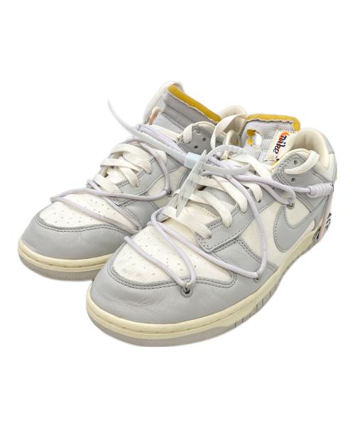 NIKE（ナイキ）NIKE (ナイキ) OFF-WHITE (オフホワイト) ナイキ ダンク ロー 1 OF 50 グレー サイズ:US9.5の古着・服飾アイテム