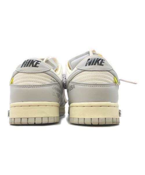 NIKE（ナイキ）NIKE (ナイキ) OFF-WHITE (オフホワイト) ナイキ ダンク ロー 1 OF 50 グレー サイズ:US9.5の古着・服飾アイテム