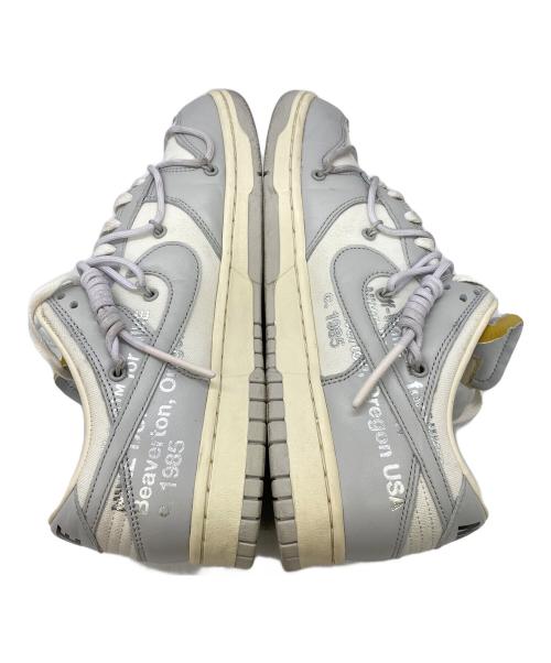 NIKE（ナイキ）NIKE (ナイキ) OFF-WHITE (オフホワイト) ナイキ ダンク ロー 1 OF 50 グレー サイズ:US9.5の古着・服飾アイテム