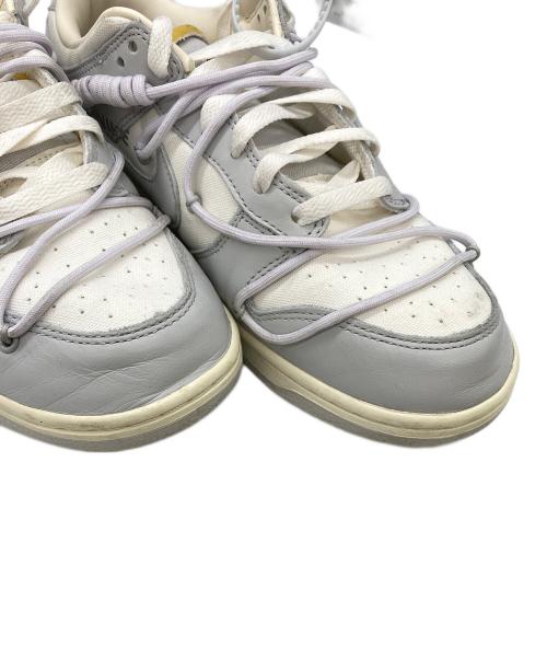 NIKE（ナイキ）NIKE (ナイキ) OFF-WHITE (オフホワイト) ナイキ ダンク ロー 1 OF 50 グレー サイズ:US9.5の古着・服飾アイテム
