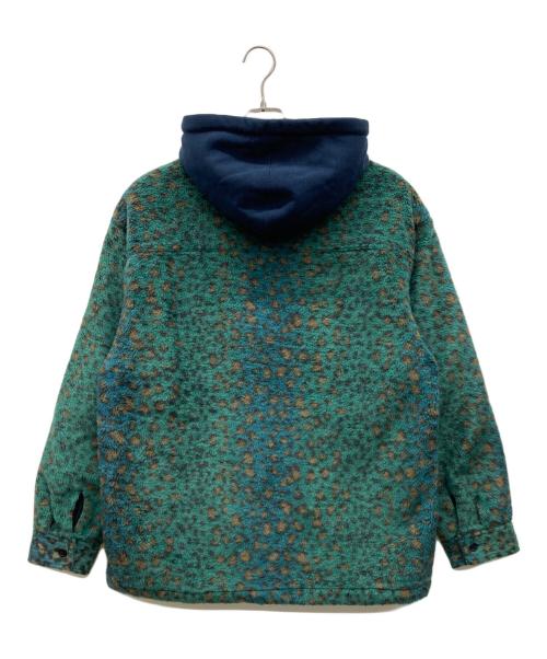 SUPREME（シュプリーム）Supreme (シュプリーム) Fleece Zip Up Hooded shirt グリーン サイズ:Mの古着・服飾アイテム