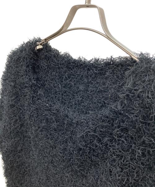 Gemini（ジェミニ）Gemini (ジェミニ) ファンシーヤーンプルオーバー ブラック サイズ:Fの古着・服飾アイテム