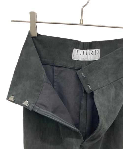 THIRD MAGAZINE（サードマガジン）THIRD MAGAZINE (サードマガジン) スウェードマーメイドスカート ブラック サイズ:9の古着・服飾アイテム