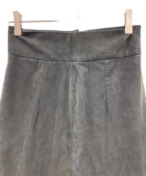 THIRD MAGAZINE（サードマガジン）THIRD MAGAZINE (サードマガジン) スウェードマーメイドスカート ブラック サイズ:9の古着・服飾アイテム