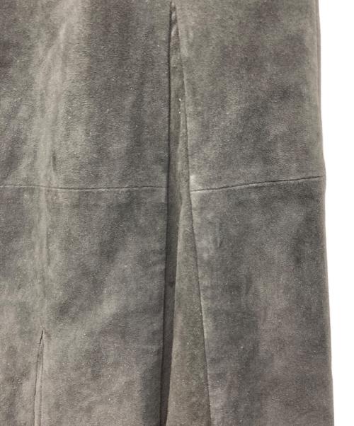 THIRD MAGAZINE（サードマガジン）THIRD MAGAZINE (サードマガジン) スウェードマーメイドスカート ブラック サイズ:9の古着・服飾アイテム