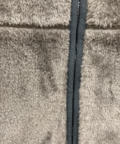 GALLARDA GALANTE NAVY（ガリャルダガランテネイビー）GALLARDA GALANTE NAVY (ガリャルダガランテネイビー) ボアブルゾン ブラウン サイズ:Fの古着・服飾アイテム