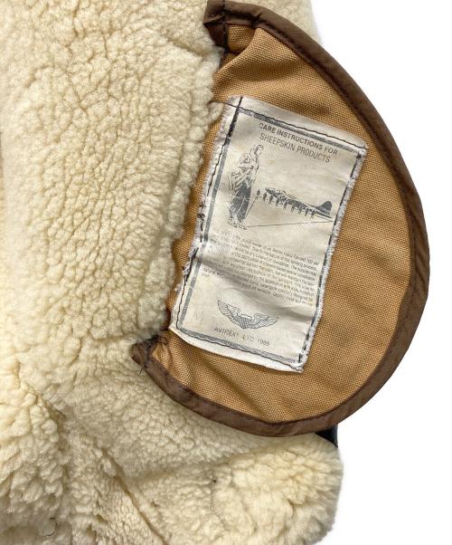 AVIREX（アヴィレックス）AVIREX (アヴィレックス) B-3フーディーフライトジャケット ブラウン サイズ:38の古着・服飾アイテム