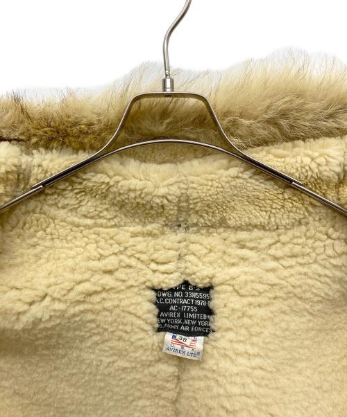 AVIREX（アヴィレックス）AVIREX (アヴィレックス) B-3フーディーフライトジャケット ブラウン サイズ:38の古着・服飾アイテム