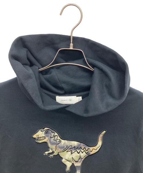 COACH（コーチ）COACH (コーチ) kaffe (カフェ) Rexy Hoodie With Kaffe Fassett Print ブラック サイズ:Mの古着・服飾アイテム