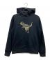 COACH（コーチ）の古着「Rexy Hoodie With Kaffe Fassett Print」｜ブラック